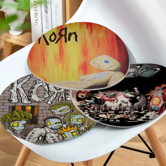 Korn Rock Band Music Tie Rope Sofa Mat Dining Room Table Chair Cushions Unisex Fashion Anti-slip Sofa Cushion