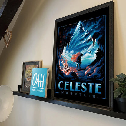 Celeste Game DIY Sticky Poster Fancy Wall Sticker for Living Room Bar Decoration Wall Decor