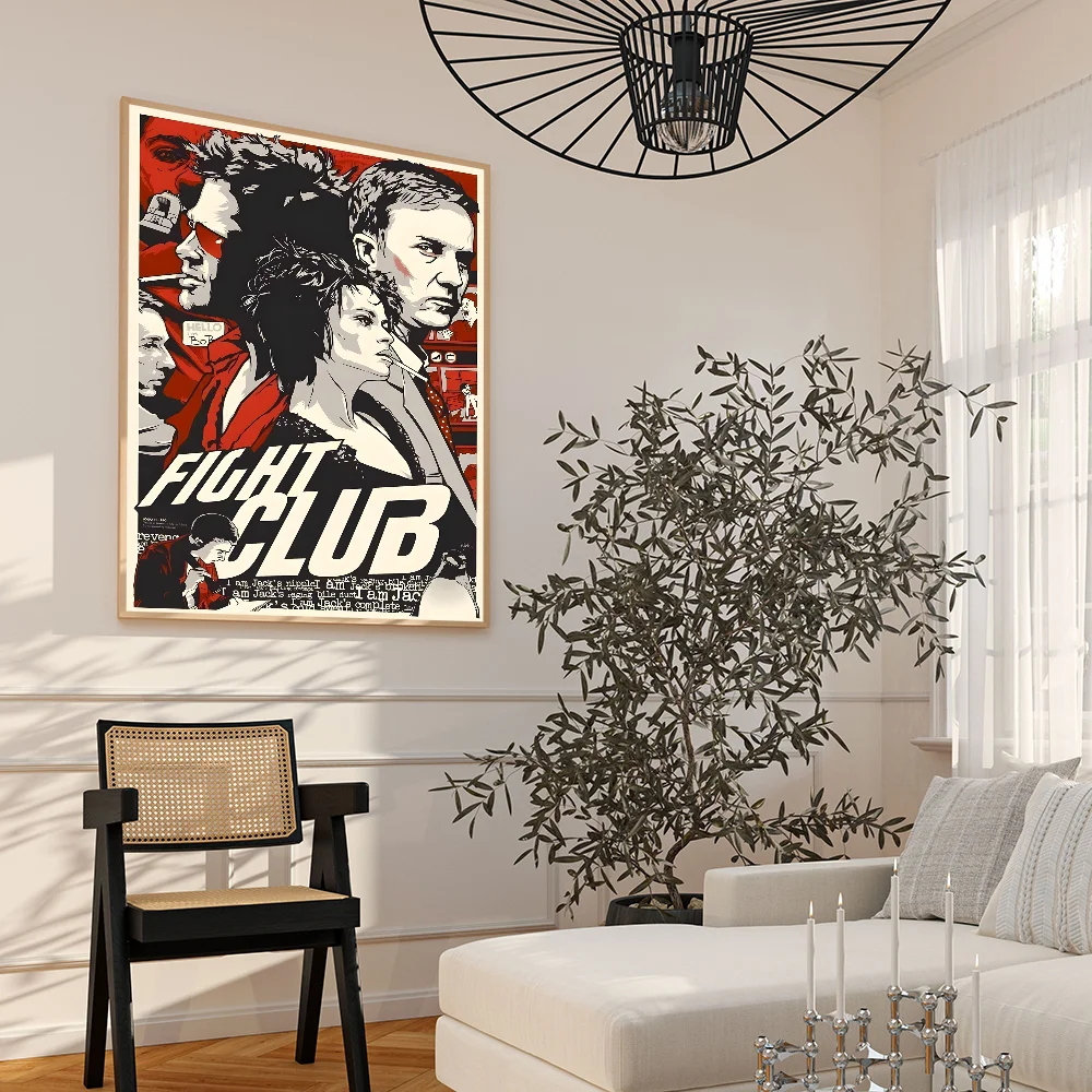 Fight Club Movie Classic Movie Posters HD Quality Poster Wall Art Painting Study Nordic Home Decor