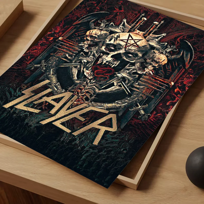 Placa de metal con forma de banda de rock vintage, pintura en hojalata, placa de banda, póster de cine, pósteres de anime, arte de pared adhesivo de calidad HD