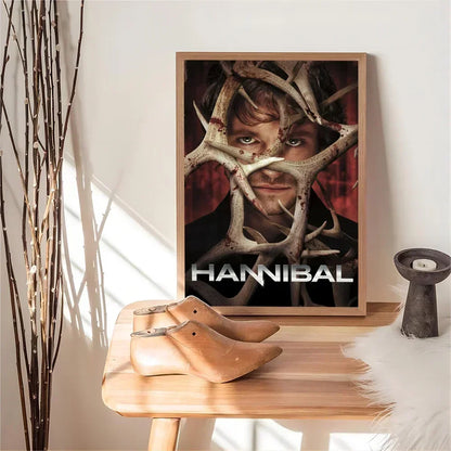 Hannibal TV Poster Anime Posters Sticky HD Quality Wall Art Retro Posters for Home Kawaii Room Decor