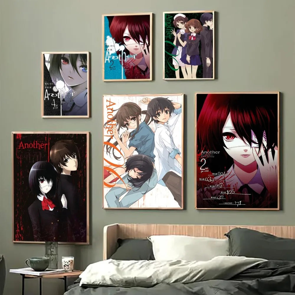 Japanese Horror Anime Another Classic Movie Good Quality Prints and Posters HD Quality Poster Wall Art Painting Study Home Decor