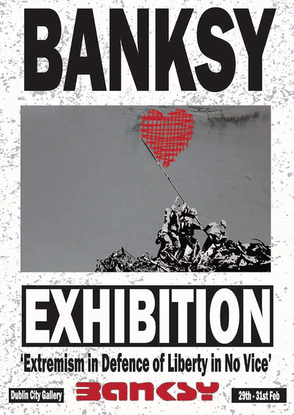 Obra de arte de graffiti de Banksy, pintura de una chica con un globo rojo, póster en blanco y negro, póster abstracto para decoración del hogar, póster de graffiti callejero