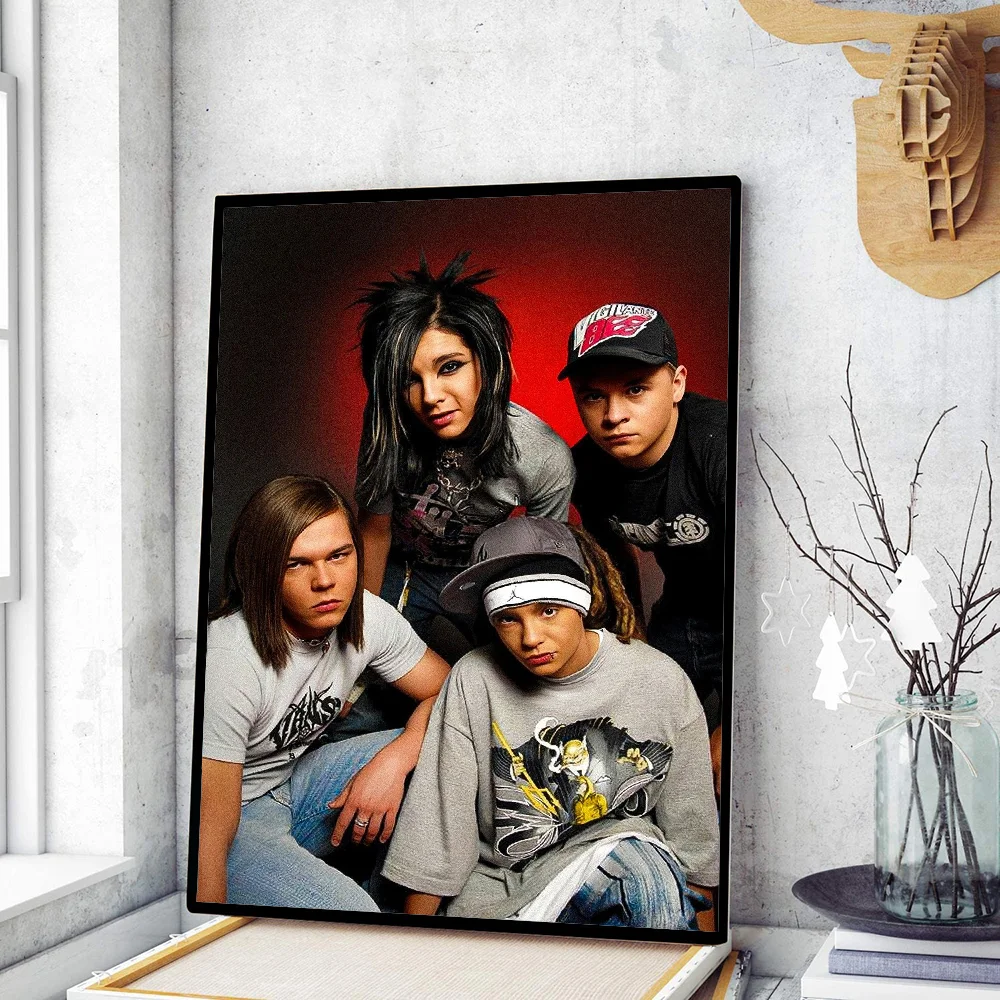 Tokio Hotel Band Poster Movie Sticky Posters Retro Kraft Paper Sticker DIY Room Bar Cafe Aesthetic Art Wall Painting