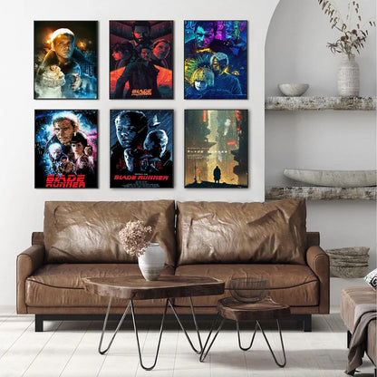 Retro Movie Blade Runner Classic Sci-fi Film Anime Posters Sticky Whitepaper Prints Posters Artwork Kawaii Room Decor