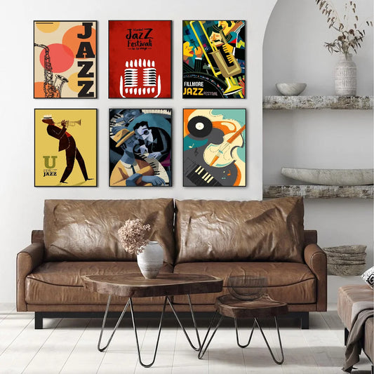 Impresiones y carteles de buena calidad sobre jazz y piano, póster de calidad HD, arte de pared, pintura, estudio, decoración del hogar