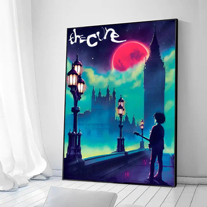 The Cure Posters Waterproof Paper Sticker Self-adhesive Art Poster Kraft Paper Sticker DIY Room Bar Cafe Decorative Painting