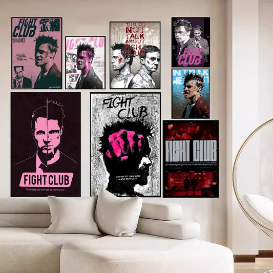 Fight Club Whitepaper Poster HD Quality Poster Wall Art Painting Study Room Wall Decor