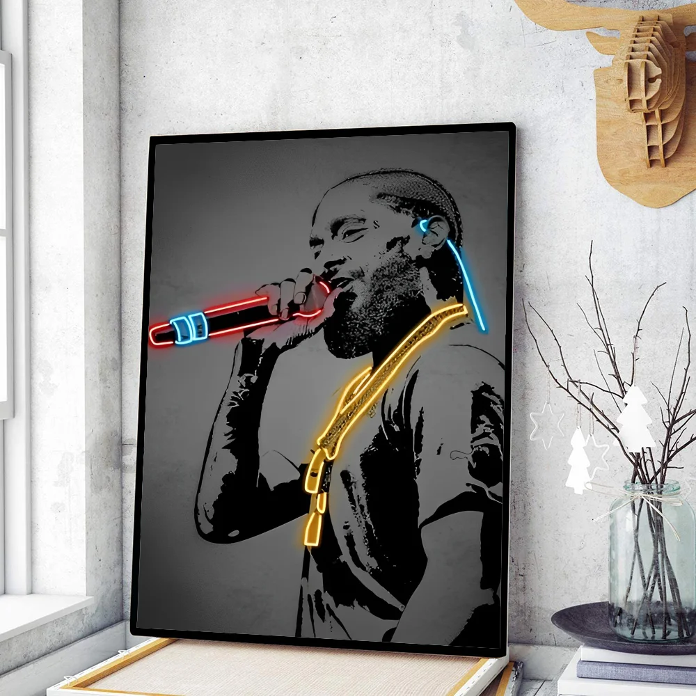 Nipsey Hussle American Rapper Poster Movie Sticky Posters Retro Kraft Paper Sticker DIY Room Bar Cafe Art Wall Painting