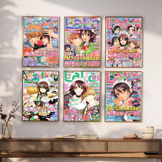 Japanese Anime Maid Sama Whitepaper Poster Retro Kraft Paper Sticker DIY Room Bar Cafe Vintage Decorative Painting