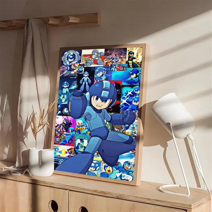 Rockman Megaman Game Posters Whitepaper Prints Posters Artwork Kawaii Room Decor