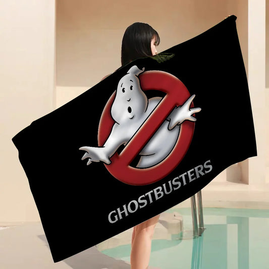 G-Ghostbusters Black Cell Towel Microfiber Beach Towel Absorbent Quick dry Soft Yoga Swimming Resort Mountain Climbing Towel