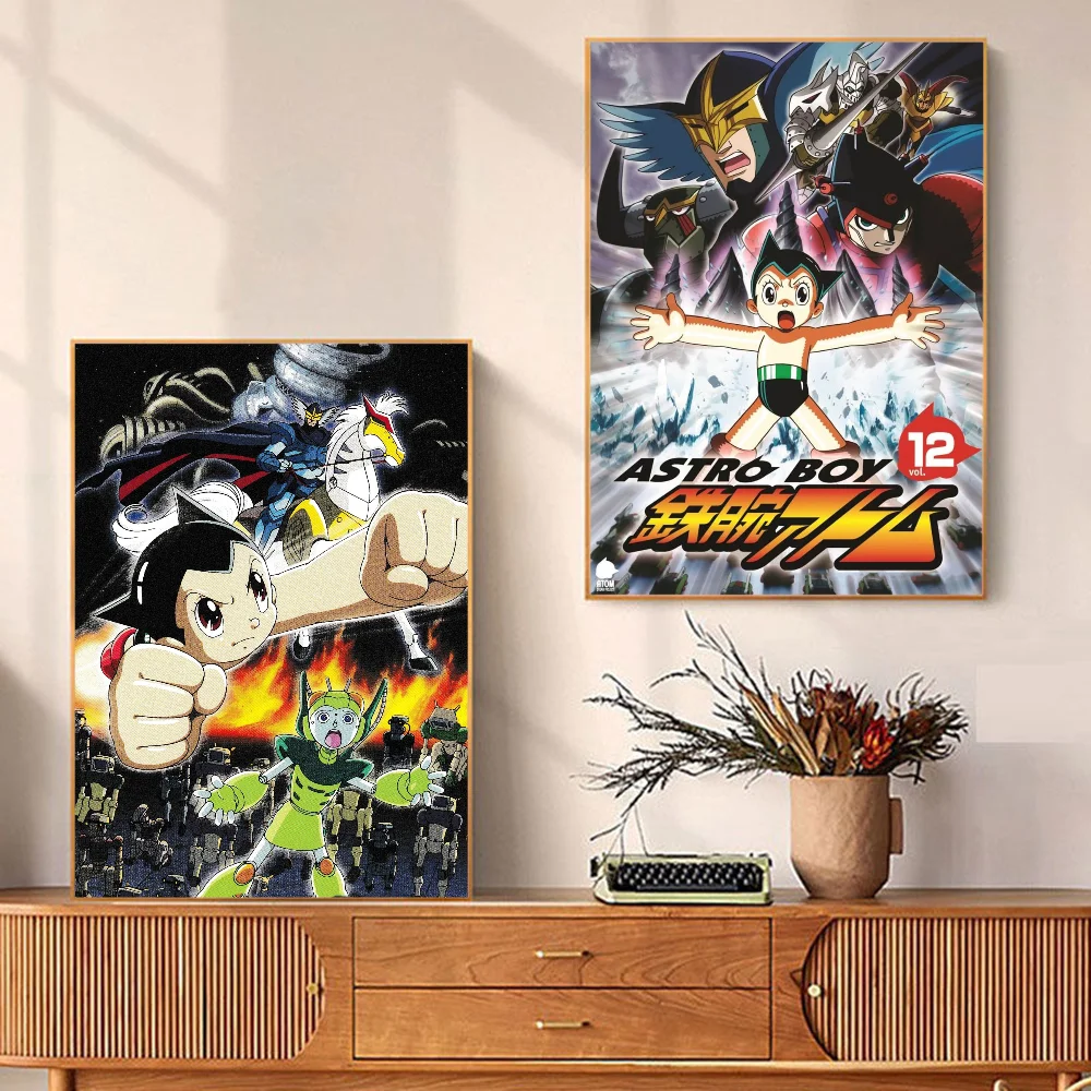 AAA A-Astro Boys Anime Posters Sticky Whitepaper Sticker DIY Room Bar Cafe Kawaii Room Decor