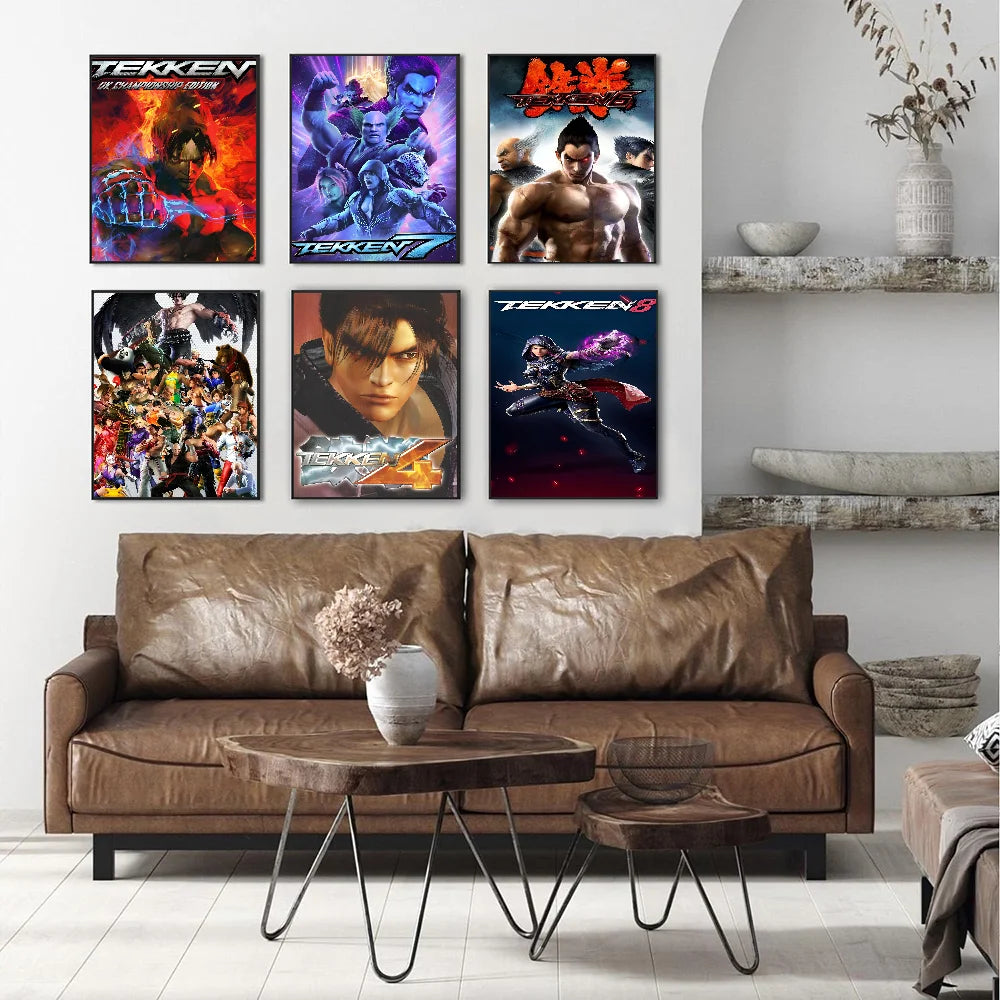 TEKKEN Video Game Good Quality Prints and Posters Whitepaper Prints Posters Artwork Wall Decor