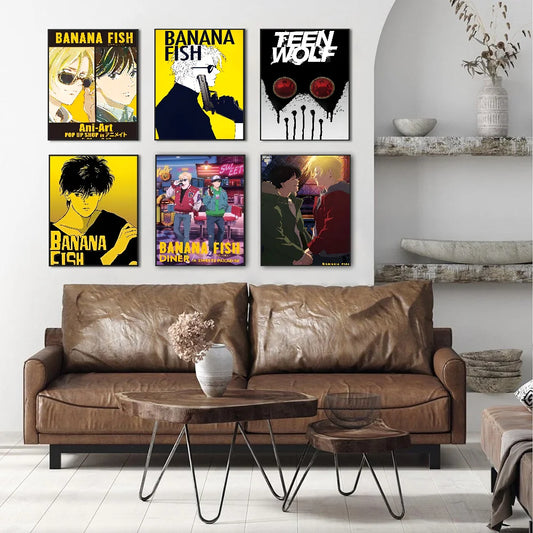 Banana Fish Anime Posters Sticky HD Quality Poster Wall Art Painting Study Wall Decor