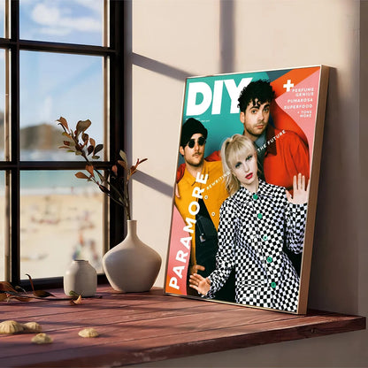 Paramore Band Poster Anime Posters Sticky HD Quality Wall Art Retro Posters for Home Kawaii Room Decor Anime Posters Sticky