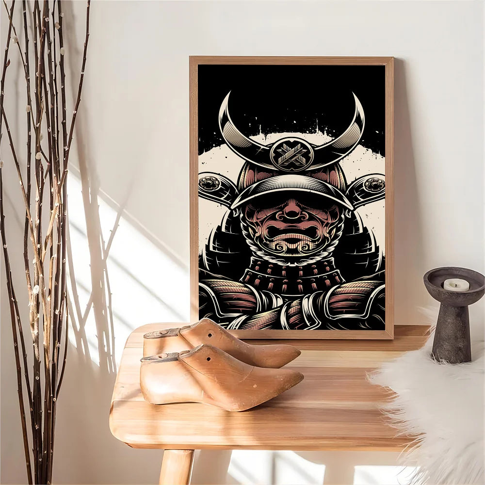 Retro Japan Anime Game Samurai Anime Posters Sticky Whitepaper Prints Posters Artwork Kawaii Room Decor