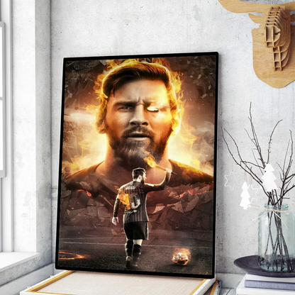 Football Star Poster Movie Sticky Posters Retro Kraft Paper Sticker DIY Room Bar Cafe Aesthetic Art Wall Painting