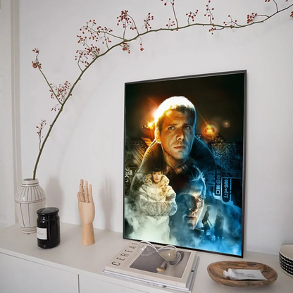 Retro Movie Blade Runner Classic Sci-fi Film Anime Posters Sticky Whitepaper Prints Posters Artwork Kawaii Room Decor