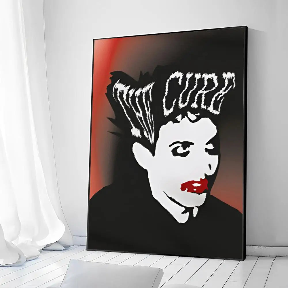 The Cure Posters Waterproof Paper Sticker Self-adhesive Art Poster Kraft Paper Sticker DIY Room Bar Cafe Decorative Painting