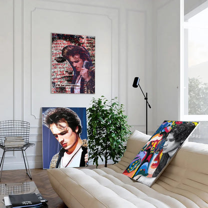 Retro Jeff Buckley Pop Singer  Anime Posters Sticky HD Quality Wall Art Retro Posters for Home Kawaii Room Decor