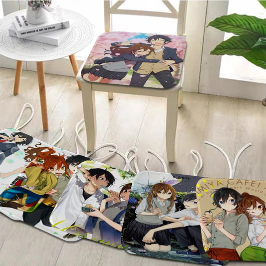 Horimiya Anime Round Dining Chair Cushion Circular Decoration Seat For Office Desk Sofa Cushion