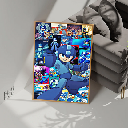 Rockman Megaman Game Posters Whitepaper Prints Posters Artwork Kawaii Room Decor