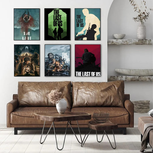 Pósteres e impresiones de buena calidad del juego The Last of Us, decoración vintage para el hogar, el bar y la cafetería, arte estético, pintura de pared