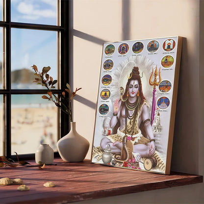 Modern Hindu God Lord Shiva Buddha Portrait Poster Anime Posters Sticky HD Quality Wall Art Retro Posters for Home Room Decor