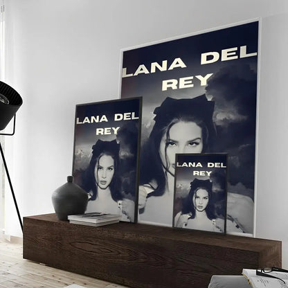 Póster de Lana Del Rey Lust for Life, pósteres de anime, pósteres retro de arte de pared de calidad HD adhesivos para decoración de habitaciones kawaii del hogar