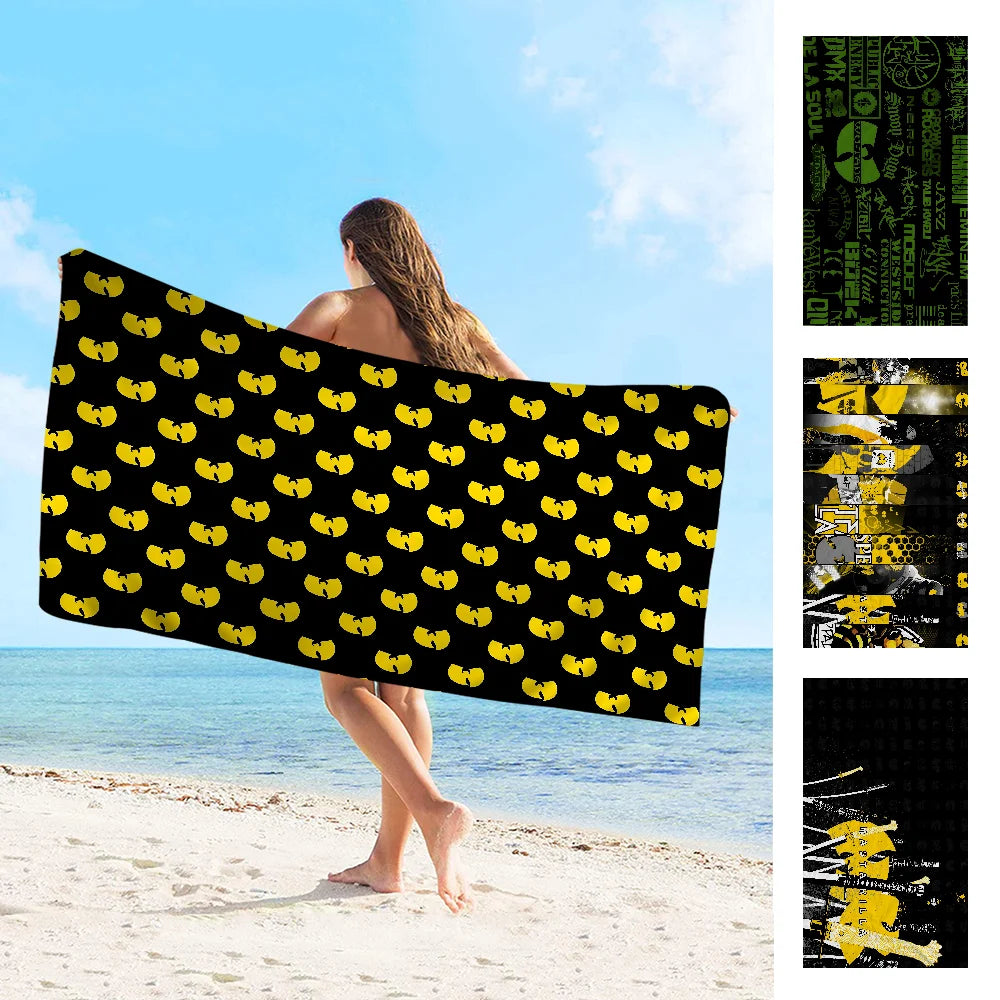 WU-T--TANG CLAN Towel Microfiber Beach Towel Absorbent Quick dry Soft Yoga Swimming Resort Mountain Climbing Towel