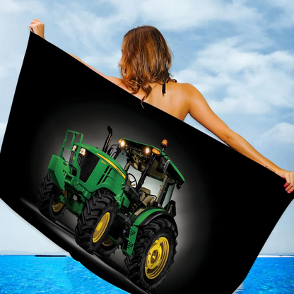 T-TractorS Car Towel Microfiber Beach Towel Absorbent Quick dry Soft Yoga Swimming Resort Mountain Climbing Towel