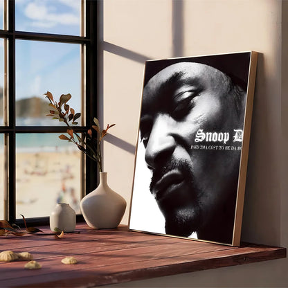 Rapper S-Snoop D-Dogg Poster Anime Posters Sticky HD Quality Wall Art Retro Posters for Home Kawaii Room Decor