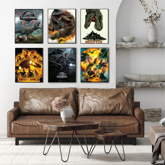 Jurassic Park Good Quality Prints and Posters Whitepaper Sticker DIY Room Bar Cafe Aesthetic Art Wall Painting