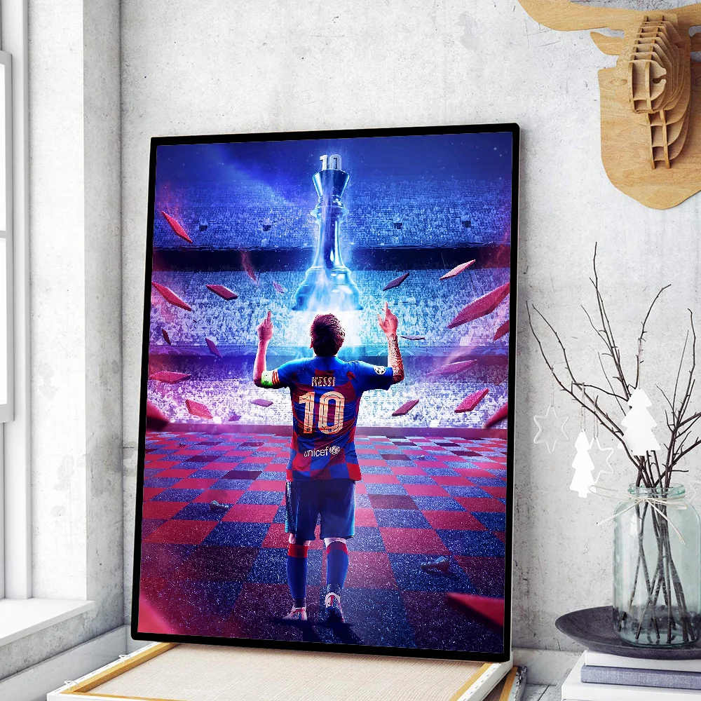 Football Star Poster Movie Sticky Posters Retro Kraft Paper Sticker DIY Room Bar Cafe Aesthetic Art Wall Painting