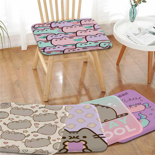 Cartoon Cute Cat Modern Minimalist Style Meditation Cushion Stool Pad Dining Chair Tatami Seat Cushion Anti-Slip Sofa