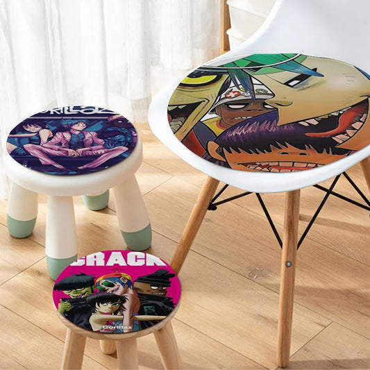 Gorillaz Decorative Chair Mat Soft Pad Seat Cushion For Dining Patio Home Office Indoor Outdoor Garden Stool Seat Mat