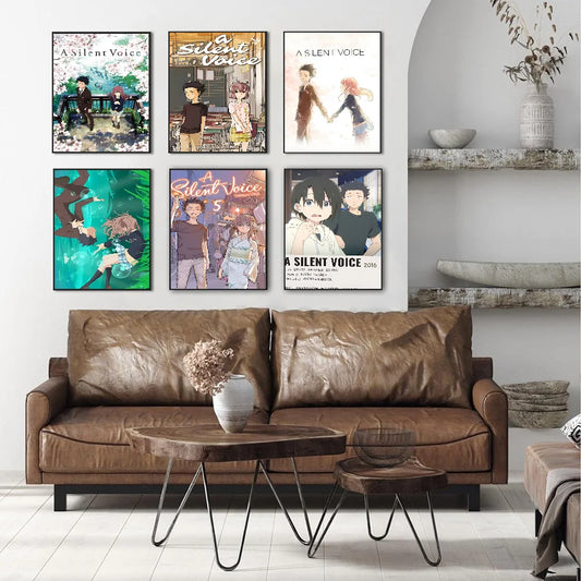 A Silent Voice Good Quality Prints and Posters Vintage Room Bar Cafe Decor Home Decor