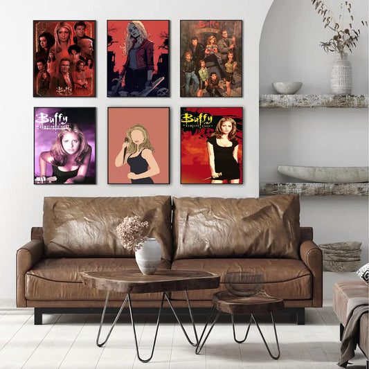 Buffy The Vampire Slayer Good Quality Prints and Posters Vintage Room Bar Cafe Decor Home Decor