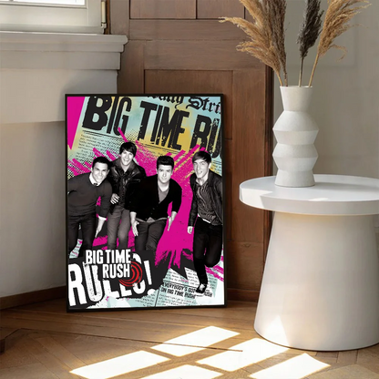 Pósteres de películas clásicas de Big Time Rush, pósteres de calidad HD, arte de pared, pintura, estudio, decoración nórdica para el hogar