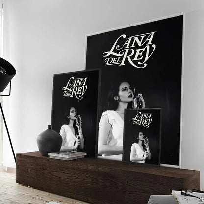 Póster de Lana Del Rey Lust for Life, pósteres de anime, pósteres retro de arte de pared de calidad HD adhesivos para decoración de habitaciones kawaii del hogar