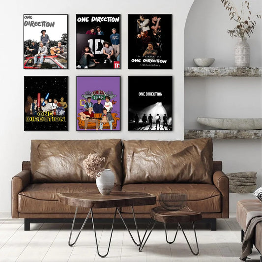 One D-Directions Classic Movie Posters Vintage Room Bar Cafe Decor Nordic Home Decor