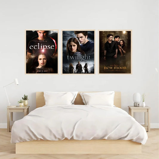 Twilight Movie Sticky Posters Vintage Room Bar Cafe Decor Nordic Home Decor