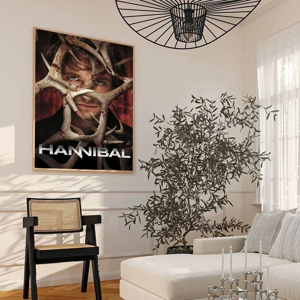 Hannibal TV Poster Anime Posters Sticky HD Quality Wall Art Retro Posters for Home Kawaii Room Decor