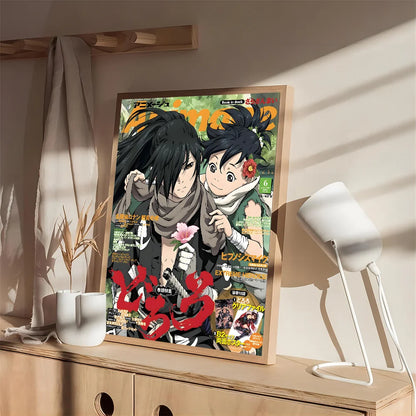 Anime Dororo Poster Anime Posters Sticky HD Quality Wall Art Retro Posters for Home Kawaii Room Decor