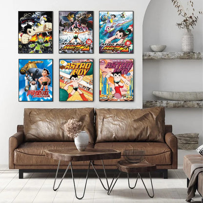 AAA A-Astro Boys Anime Posters Sticky Whitepaper Sticker DIY Room Bar Cafe Kawaii Room Decor