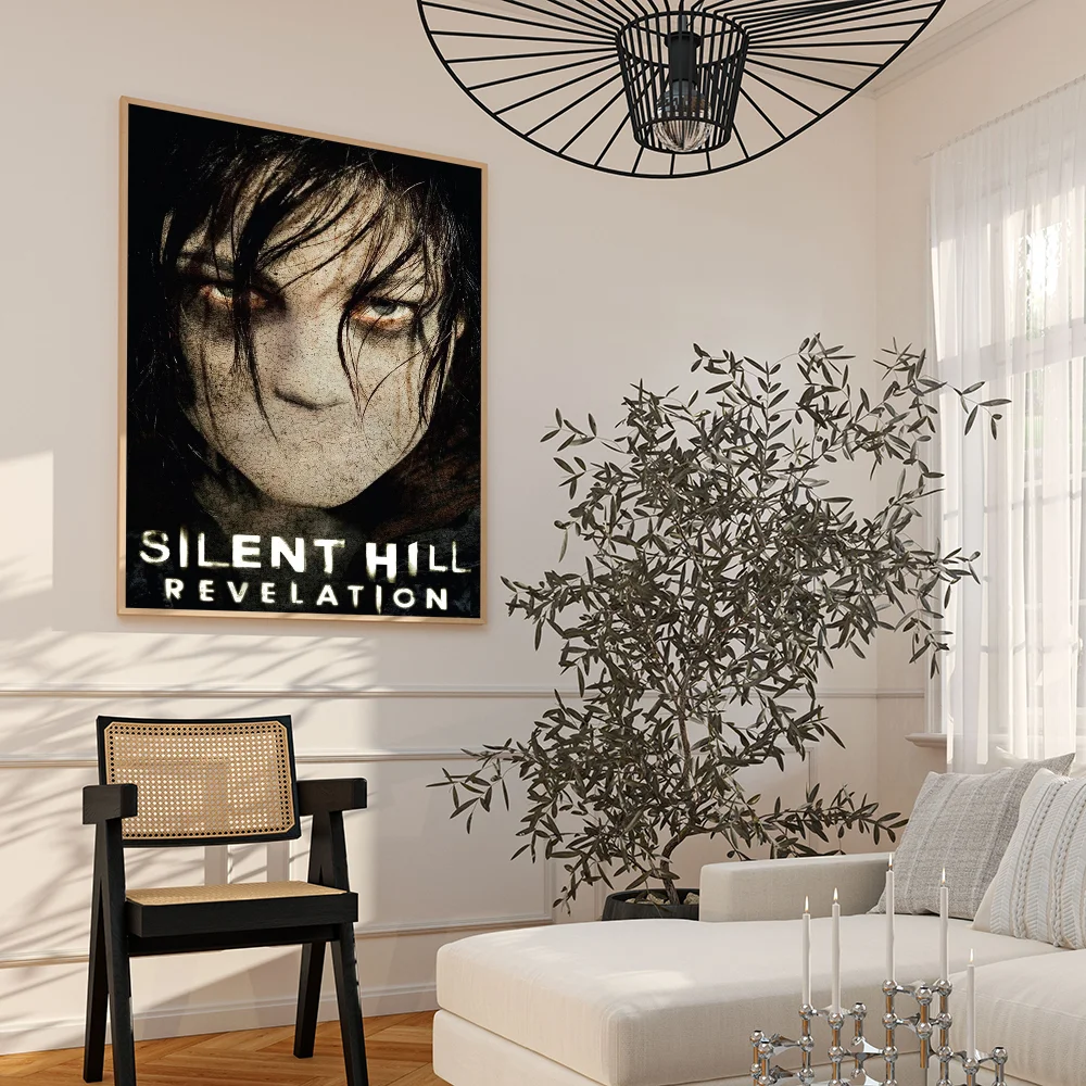 Silent Hill1 2 3 Game Movie Anime Posters Sticky HD Quality Wall Art Retro Posters for Home Kawaii Room Decor