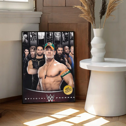 Wwe DIY Sticky Poster Fancy Wall Sticker for Living Room Bar Decoration Wall Decor