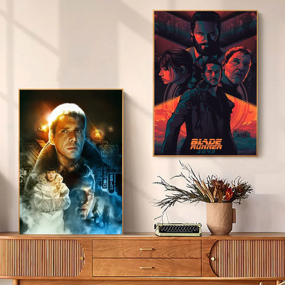 Retro Movie Blade Runner Classic Sci-fi Film Anime Posters Sticky Whitepaper Prints Posters Artwork Kawaii Room Decor