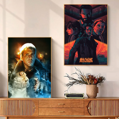 Retro Movie Blade Runner Classic Sci-fi Film Anime Posters Sticky Whitepaper Prints Posters Artwork Kawaii Room Decor